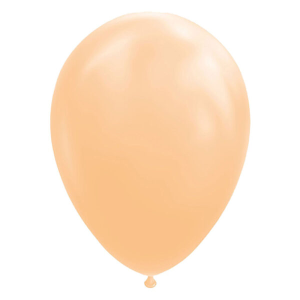 Fiësta - Ballonnen - 10st - huidkleurig - Ø 30cm - Afbeelding 2