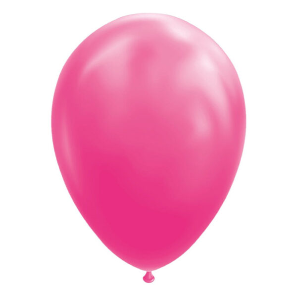 Fiësta - Ballonnen - 10st - felroze - Ø30cm - Afbeelding 2