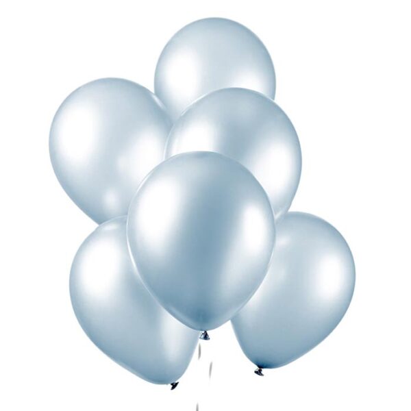 Fiësta - Ballonnen - 10st - parelmoer lichtblauw - Ø 30cm - Bild 2