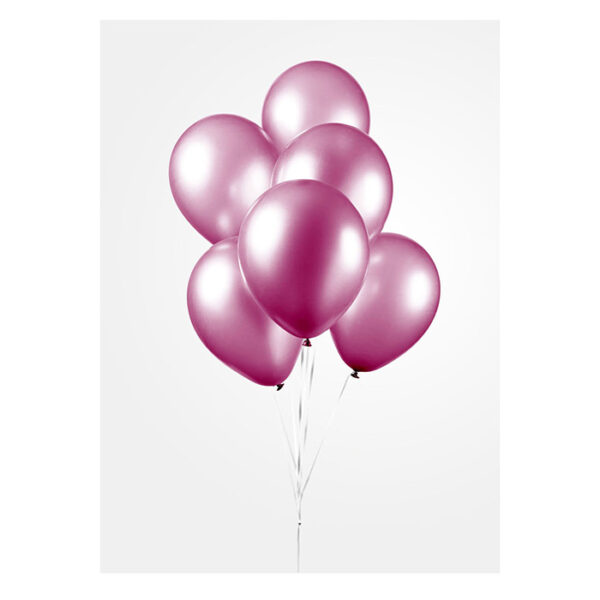 Fiësta - Ballonnen - 10st - parelmoer roze - Ø 30cm - Bild 3