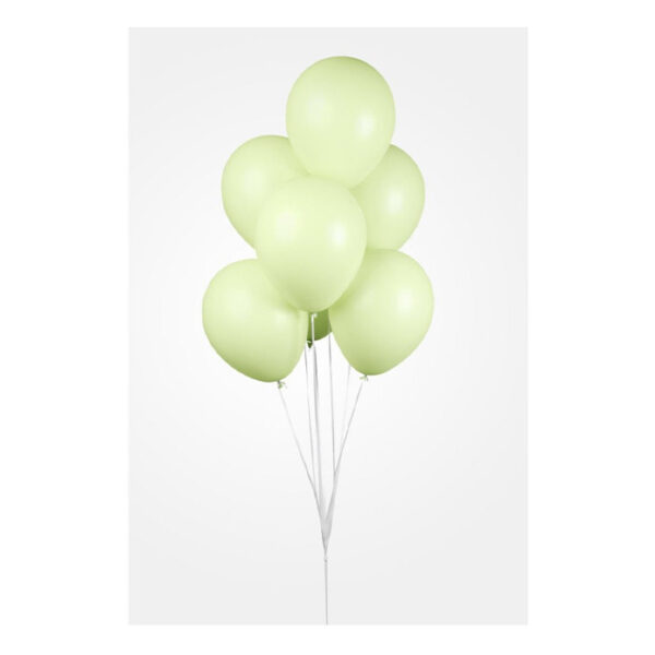 Fiësta - Ballonnen - 25st - macaron groen - Ø30cm - Afbeelding 2