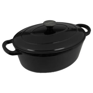 Gusseiserne Kasserolle 4.3L - Schwarz (unverbindlicher Preis: €99.95)