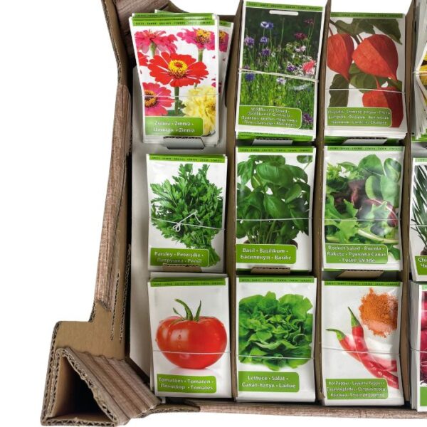 Seeds - 400 bags per box - 18 assorted - Exp. 2024 - Afbeelding 2