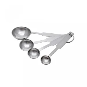 Blokker measuring spoons - set of 4 - 23.3x4.5x2.5cm (reduced order quantity)