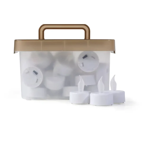 Theelicht LED - 24 stuks – 3,8x5cm - Afbeelding 3