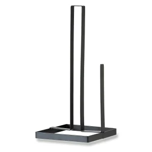 Blokker keukenrolhouder – mat zwart - 14 x 14 x 31cm