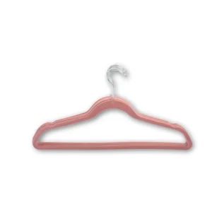 Blokker Kleiderbügel - Samt - Rosa - 6 Stück - LASTEST