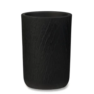 Blokker Zahnputzbecher Luna - schwarz - Ø 7.5x10.3cm