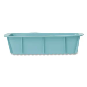 Blokker cakevorm - siliconen - blauw - 25 x 12 cm