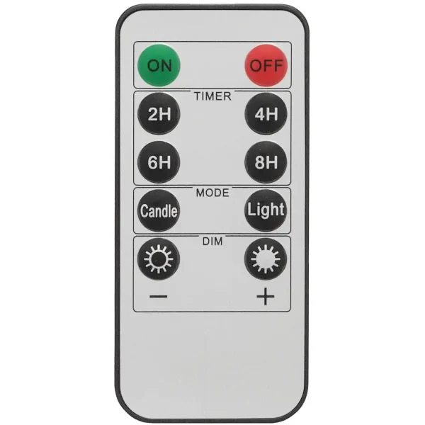 Blokker LED kaarsen met afstandsbediening – 3/s – grijs - Bild 5