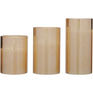 Blokker LED candles with remote control - 3/s - amber