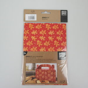 Paper gift box - approx. 14 x 8 x 8 cm - red
