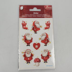 Aufkleber Little Nick - rot/braun