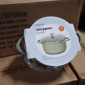 Blokker Luxury soup pan dia24cm - sage green