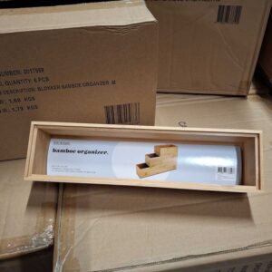 Blokker bamboe organizer M