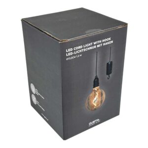 Gusta - LED cord light with hook - 1.2m - Ø 12.5cm