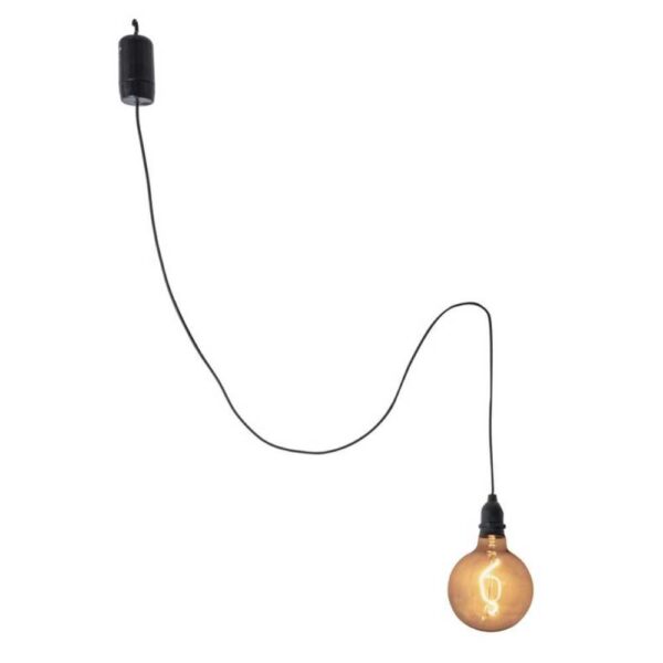 Gusta - LED snoerlamp met haakje - 1,2m - Ø 12,5cm - Afbeelding 2
