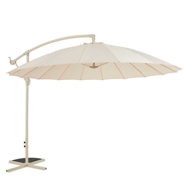 Casa - Hanging parasol 'Floriasa' - Ø 274 x 248cm - sand