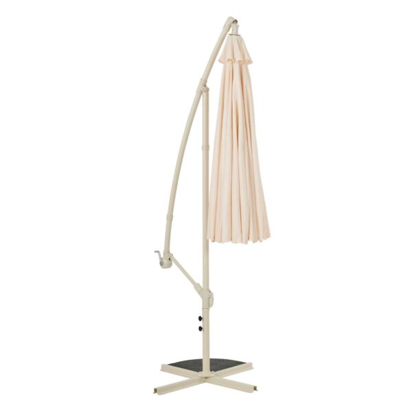 Casa - Hangende parasol 'Floriasa' - Ø 274 x 248cm - sand - Afbeelding 3
