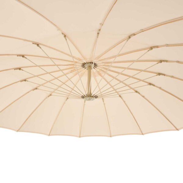 Casa - Hangende parasol 'Floriasa' - Ø 274 x 248cm - sand - Afbeelding 5