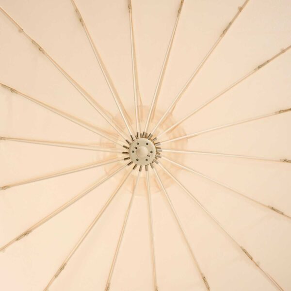 Casa - Hangende parasol 'Floriasa' - Ø 274 x 248cm - sand - Afbeelding 6
