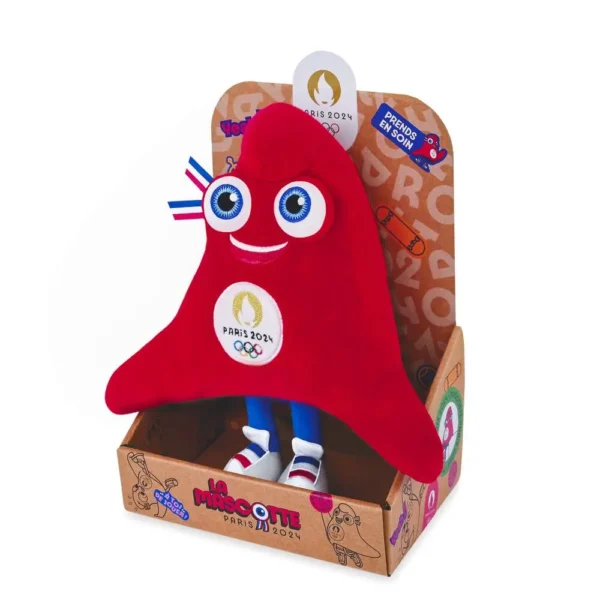 D&C - Phryges pluche mascotte - in display - 25cm - Olympische Spelen Parijs 2024 - Afbeelding 6