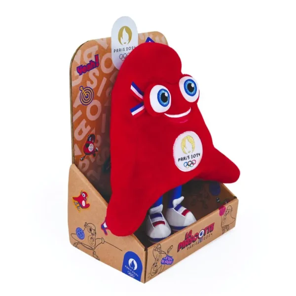 D&C - Phryges pluche mascotte - in display - 25cm - Olympische Spelen Parijs 2024 - Afbeelding 2