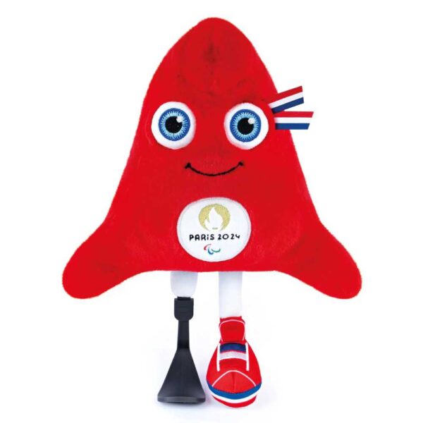 D&C - Phryges pluche mascotte - in display - 25cm - Paralympische Spelen Parijs 2024 - Afbeelding 3