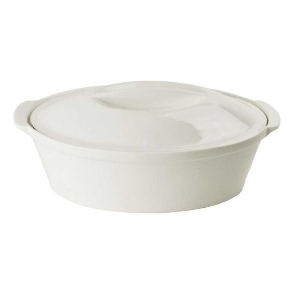 Gusta - Ovenschaal met Deksel - Wit - Ovaal - 30cm - Bild 2