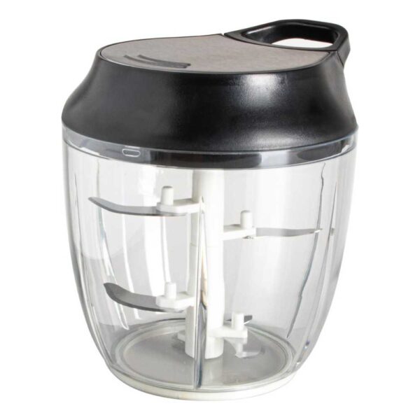 Gusta - Hakmolen - 900ml - Handmatig - Transparant / Zwart - Afbeelding 2