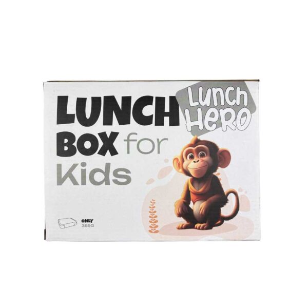 Lunchhero kids - Lunchbox for kids - grey - 365gr