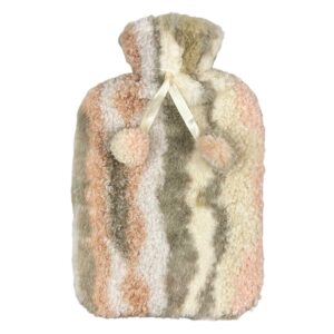 Blokker - Hot water bottle with teddy cover - 2L - mixed colours