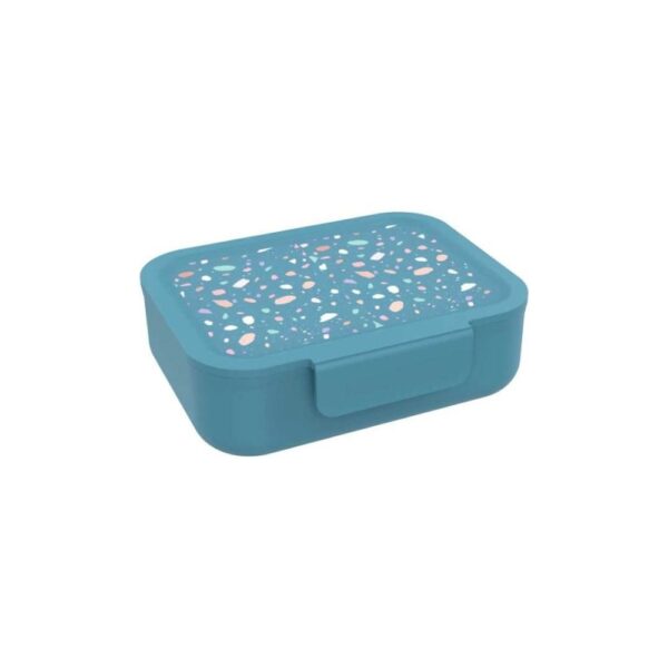 Lunchbox - Broodtrommel - Terrazzo Blue
