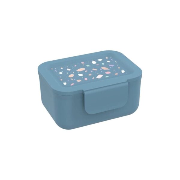 Snackbox - Lunchbox Klein - Terrazzo Blau