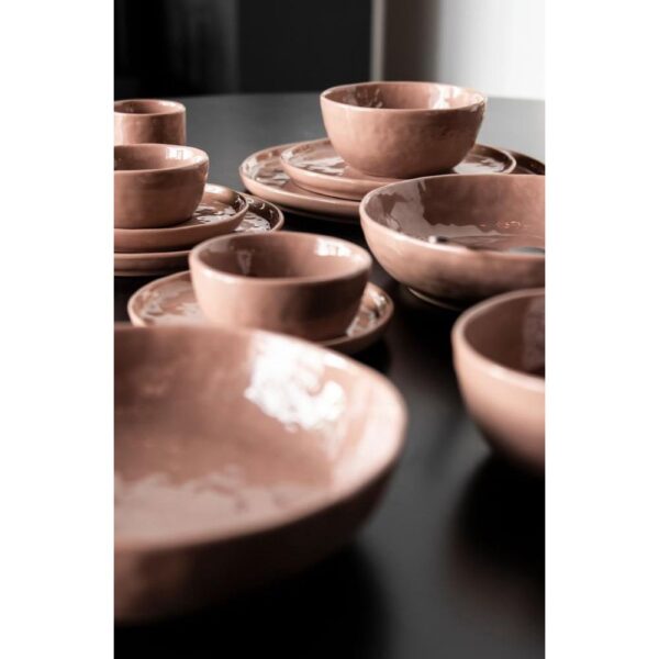 Gusta Table Tales - Kom - Terracotta/Roze - ø13,8x6cm - Freckle - Afbeelding 3