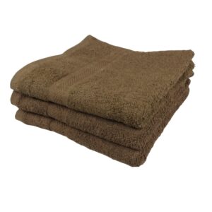 Badhanddoek - 100x50cm - Chocolade - 500g/m2