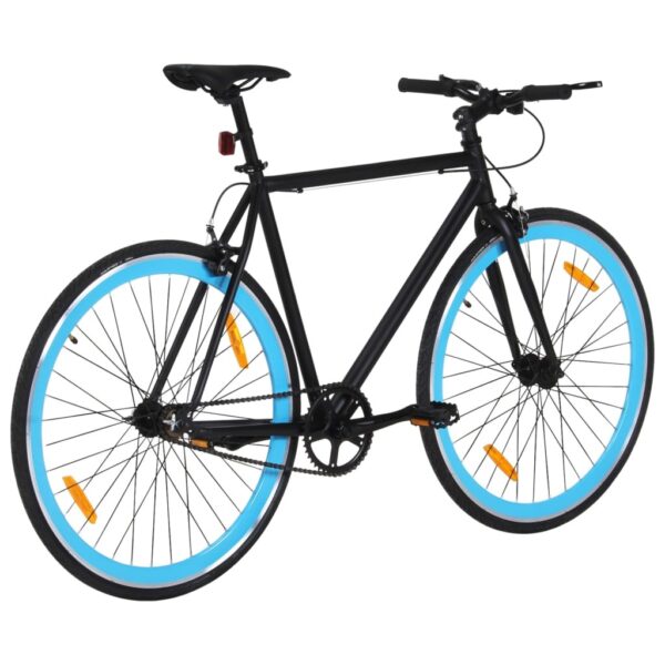 VidaXL - Bike - Fixie - Black - 51cm - Blue - Afbeelding 3