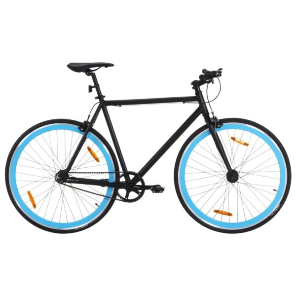 VidaXL - Bike - Fixie - Black - 51cm - Blue