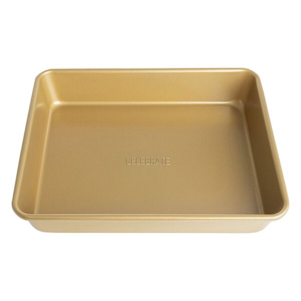 Gusta - Bakvorm 'Celebrate' - Goud - Carbonstaal - 28x23x4,2cm - Bild 2
