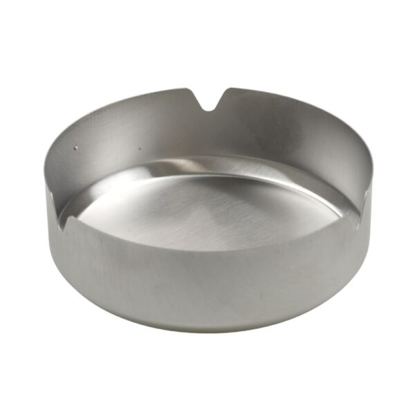 Horeca asbak - roestvrijstaal - Ø 10 x 3cm