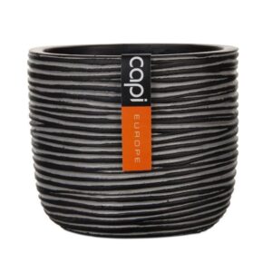 Capi - Flowerpot - Anthracite - Ivory - 14x13