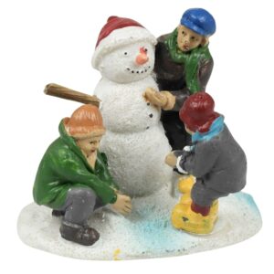 Typisch holländisch - Kinder machen Schneemann (reduzierte Bestellmenge)