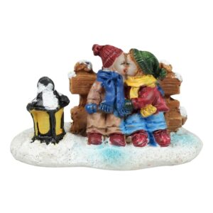 Typically Dutch - Kissing children on bench - LED (reduced order unit)