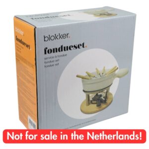 Blokker fondueset keramiek