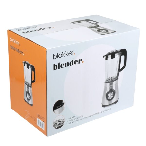 Blokker - BL-13203 - blender - RVS - 1,75L - 1.000W - Afbeelding 2
