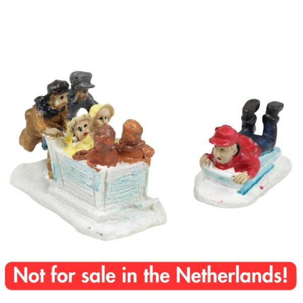 Typisch Hollands - Spelende kinderen op het ijs