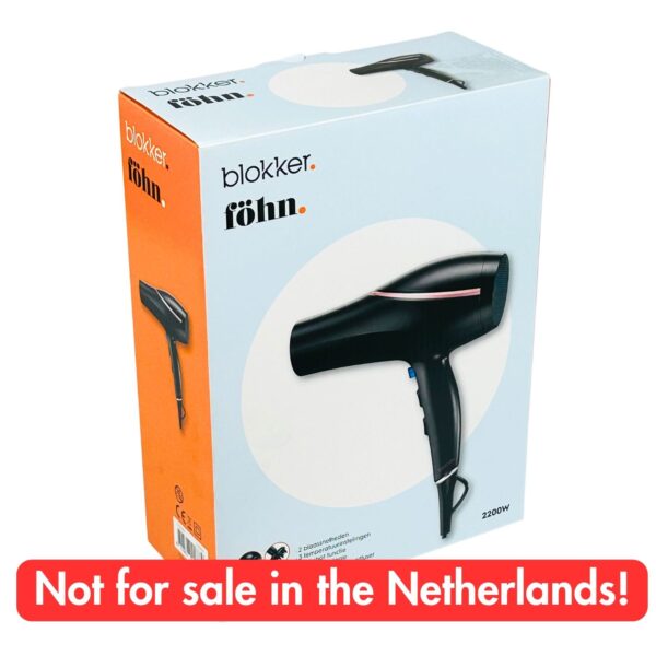 Blokker - Föhn - BL-22004 - zwart - 2200W