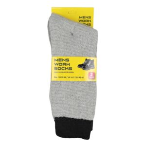 Work socks - Grey - 42-45 - 3 pack