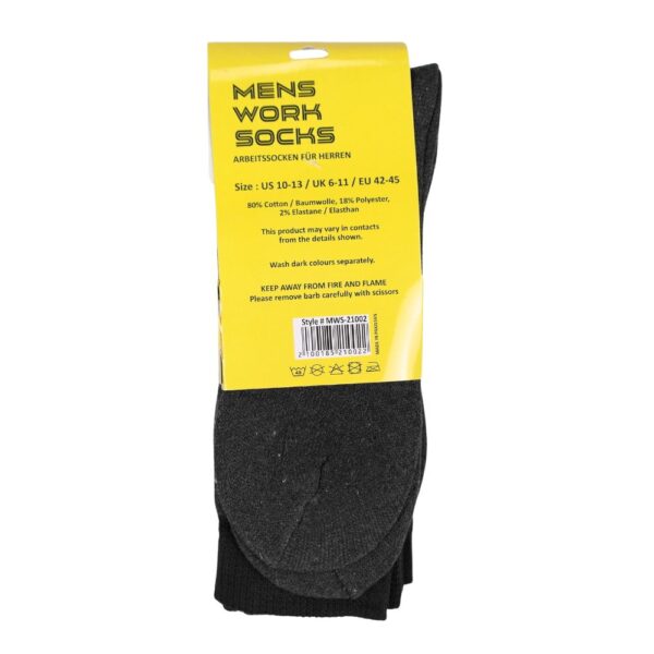 Work socks - D. Grey - 42-45 - 3 pack - Afbeelding 2