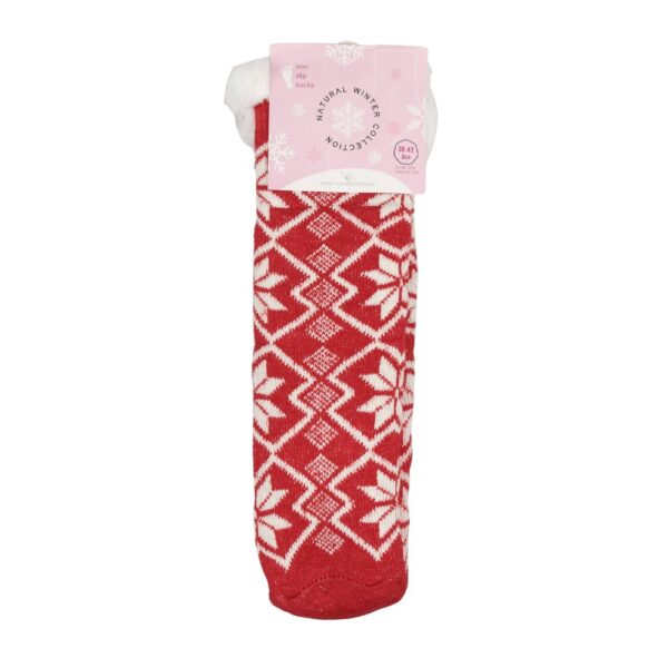 House socks - Snowflake - 39-42 -6 ass.